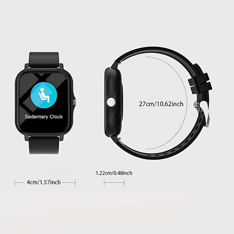 Large Screen Smart Watch, HD Voice Call, Fitness Tracker, Unisex, Compatible with iPhone and Android, Multiple Sports Modes, Heart Rate Monitor, Message Reminder, Outdoor Sports, Daily Wear, Holiday Gift