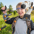 Wearable Shoulder-Mounted Mechanical Arm Soft Bullet Launcher Foam Blaster Tracking Gun for Kids Boys Ages 8+ Outdoor CS Battle Shooting Game Birthday Gift