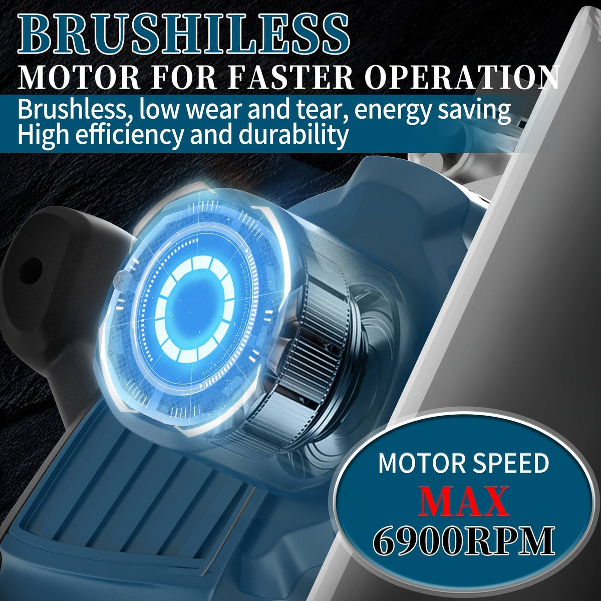 Brushless Circular Saw Kit 20V Battery Included, Multiple Blades, Adjustable Cutting Depth & Bevel Angle, Cordless Power Saw for Woodworking DIY Projects, Lightweight Compact Design