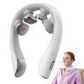 SKG K5-3 Pro Heated Neck Massager Cordless Portable Shiatsu Shoulder & Back Massager with Vibration & Deep Kneading for Home Office Car & Travel – Gift for Men & Women
