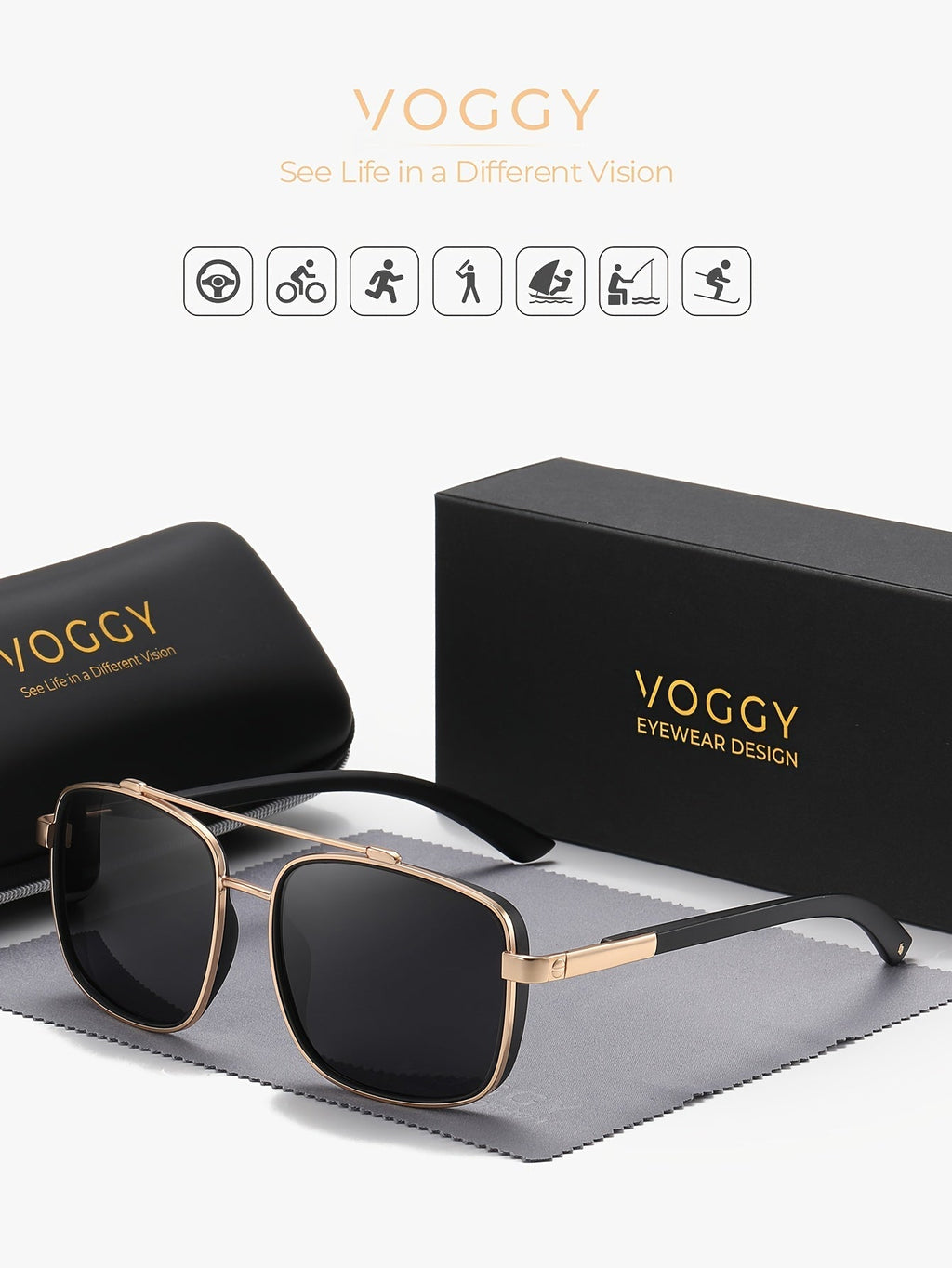 Retro Pilot Polarized Sunglasses Unisex Metal TR90 Frame UV Protection Aviator Style for Driving, Fishing, and Outdoor Activities, 5 Colors