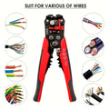 Automatic Wire Stripper - Multi-Function Stripping, Peeling, Crimping & Cutting Tool - 24–10 AWG / 0.2–6mm² - For Electricians & Home Renovation