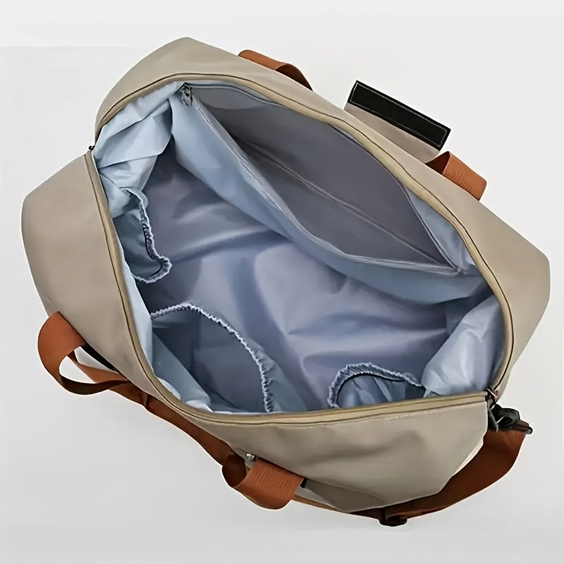 Women's Large Capacity Travel Bag with Dry/Wet Separation – Gym Yoga Fitness Duffel Bag, Weekend Overnight Tote Handbag for Travel, Leisure & Outdoor, Multiple Color Options Available
