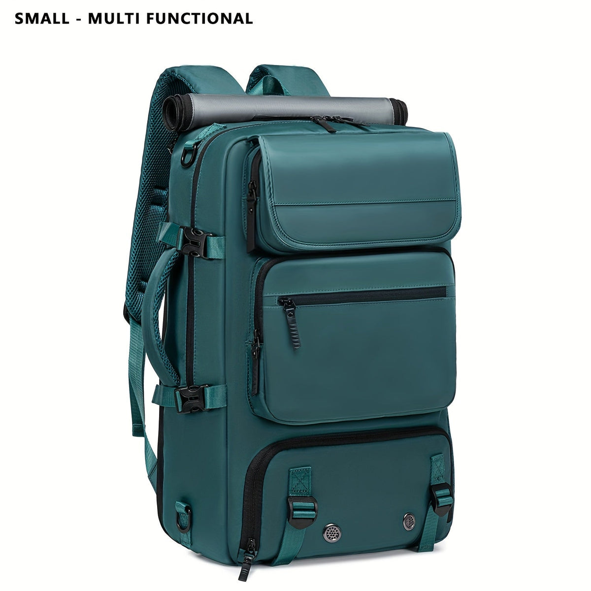 17-Inch Laptop Backpack Large Capacity – Airline Approved Travel Bag with Shoe Compartment, Multi-Pocket Business Work Backpack for Men, Durable Nylon, Hiking & Camping, Small & Large Sizes