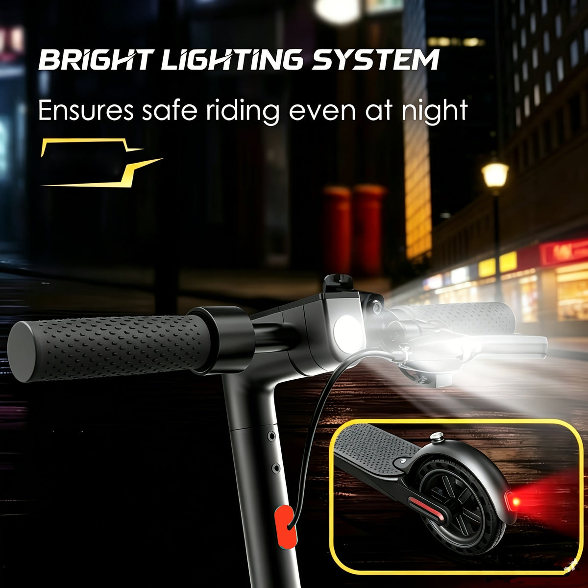 Foldable Electric Scooter for Adults 350W Motor 21-Mile Range App-Enabled 8.5-Inch Tires 3-Speed Modes LED Display Rear Brake Portable Urban Commuter E-Scooter Black