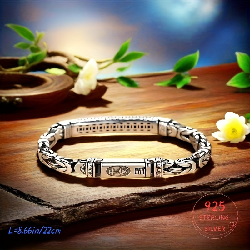 S925 Sterling Silver Modern Light Luxury Bracelet for Women – Minimalist Elegant Hypoallergenic Silver Chain Bracelet for Daily Wear, Celebrations, Valentine's Day, and Anniversary Gift