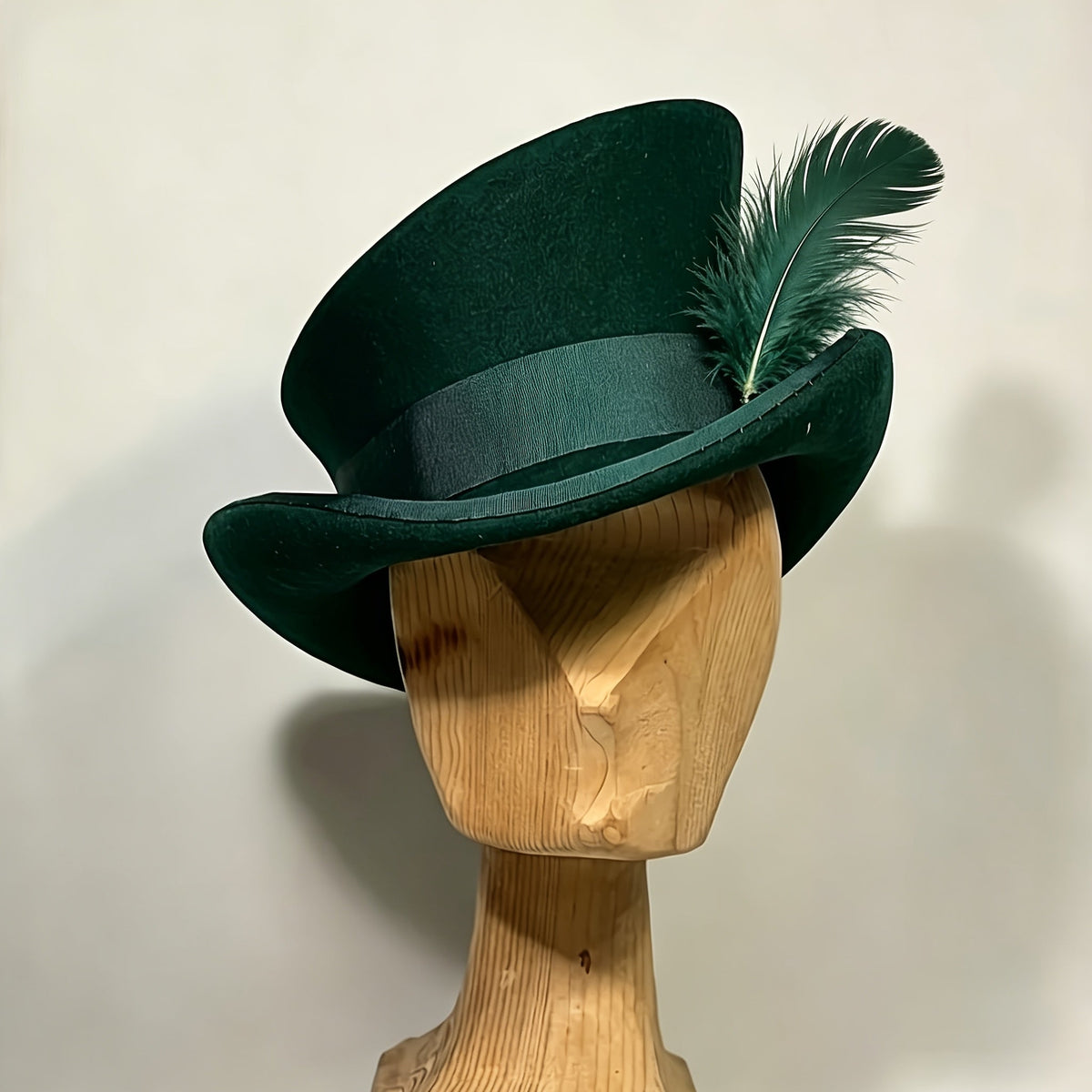 100% Wool Felt Fedora Hat with Ribbon for Women & Men – Adjustable Asymmetrical Top Hat for Church, Parties, and Weddings, Elegant Fashion Headwear in 10 Colors, Perfect Christmas Gift