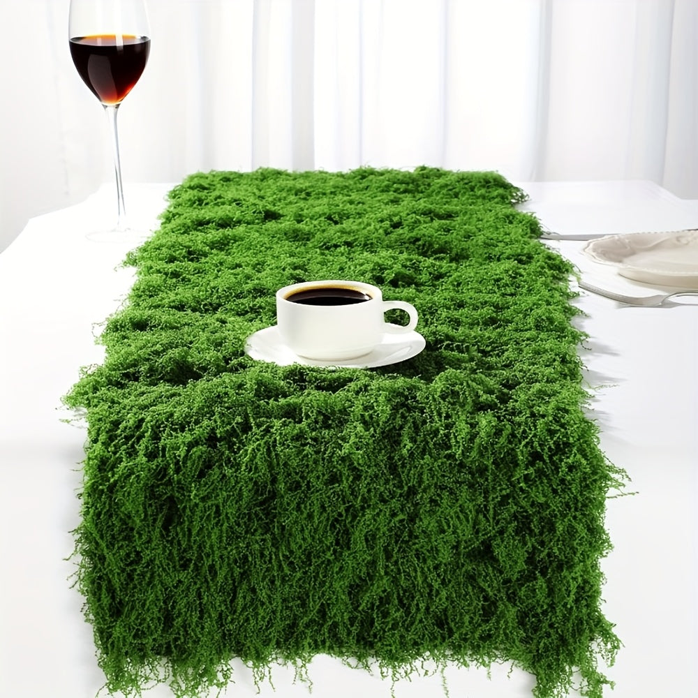 Artificial Moss Carpet Roll 19.68×78.74 Inches – Fake Moss Mat for Wall, Garden, Wedding, Roof & Indoor/Outdoor Decoration, Cuttable & Easy to Maintain
