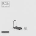 Heavy Duty Folding Platform Cart & Hand Truck with Strap - 190lb to 900lb Capacity Options, Silent Warehouse & Industrial Models for Moving, Warehouse, Garden & Holiday Use