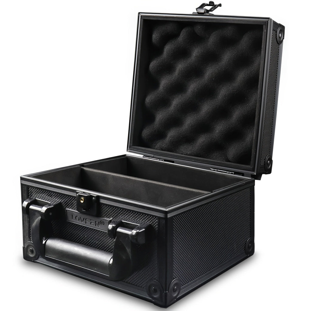 Trading Card Storage Box with Lock, Holds 600+ 3x4 35PT Rigid Top Loaders, Sports Card Organizer Case for Pokémon, MTG, Yu-Gi-Oh!, Baseball, Football, Standard and Mini Size Options