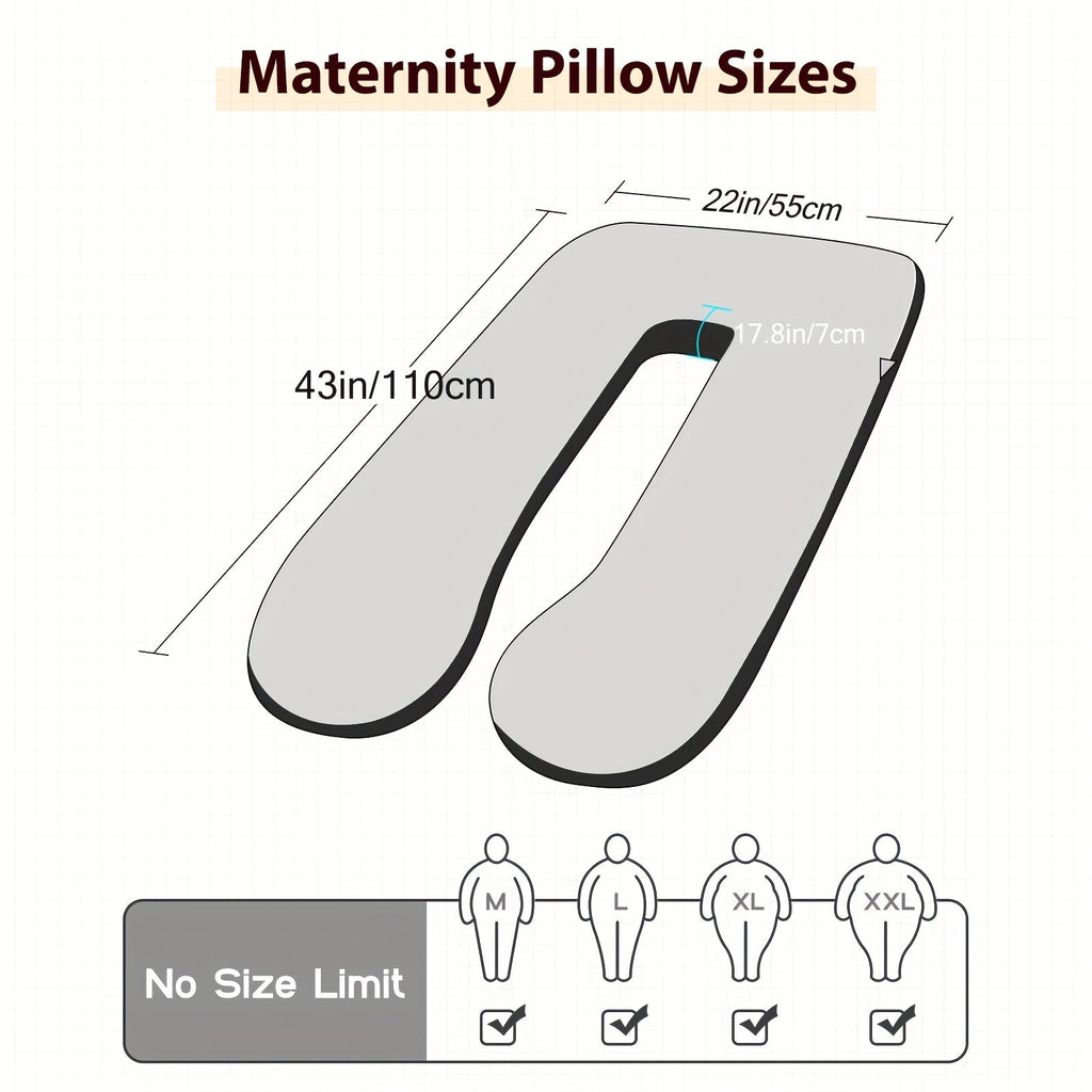 Multi-Functional Sleep Support Pillow for Back Legs & Belly, Soft Comfortable Body Companion Pillow with Cooling Fabric Options, Multiple Colors Including Grey Green Purple Pink Black & Blue