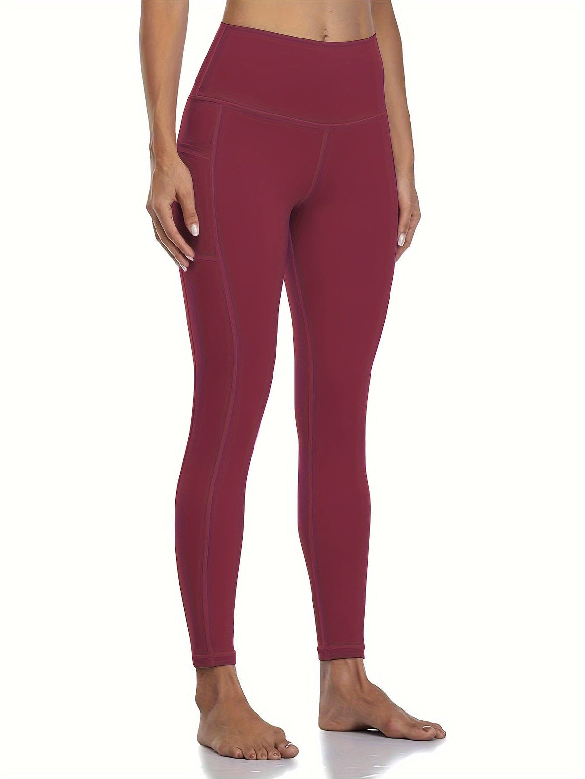 5-Piece Women's Printed Compression Yoga Pants – 7/8 Length Fitness Running Leggings with Leopard, Camo & Solid Patterns, High-Waist Athletic Tracksuit Bottoms for Gym Workout, S-XXL
