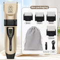 USB Rechargeable Wireless Pet Hair Trimmer for Dogs and Cats - Cordless Grooming Scissors with 3.6V Low Voltage Safe Lithium Battery, Professional Pet Clipper for Home and Salon Use