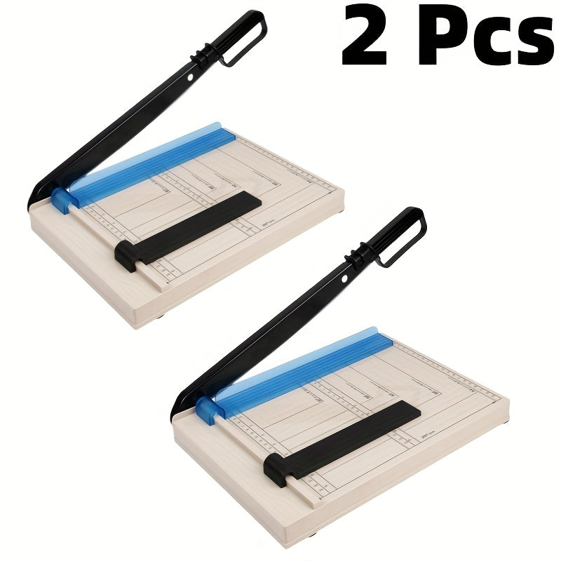 12-Inch Heavy-Duty Guillotine Paper Cutter Trimmer with Safety Guard, Corner Rounder, and Precise Grid for Photos, Cardstock, Scrapbooks, Office Documents, and Craft Cutting