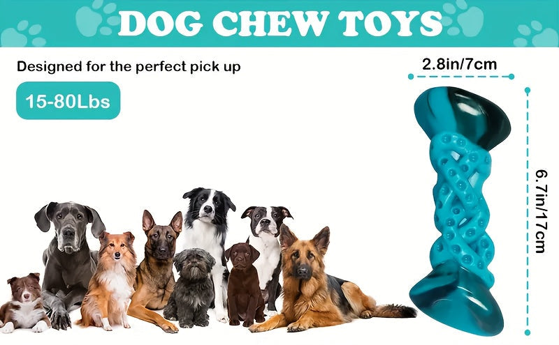 Durable Nylon Dog Chew Toy, Anxiety Relief and Boredom Buster, Indestructible Pet Toy for Small, Medium, and Large Dogs, Aggressive Chewers, Standard and Large Sizes, Keeps Dogs Busy and Relieves Stress