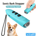 超声波止吠器——含电池声波止吠器，手持式室内外训犬止吠器，安全人道无电击宠物吠叫控制，有效范围可达50英尺