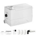 VEVOR Utility Sink Pump 350W 120 LPM Flow 26.2 ft Lift Copper Motor with Check Valve 3 Inlets Quiet Odor-Block for Basement Kitchen Sink & Shower Gray Water Drainage