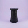Collapsible Camping Stool, 400 lbs Capacity, Ultra-Portable Lightweight Folding Seat - Folds Flat, Fits in Backpack for Camping, Hiking, Fishing & Indoor/Outdoor Use - Rainbow Option Available