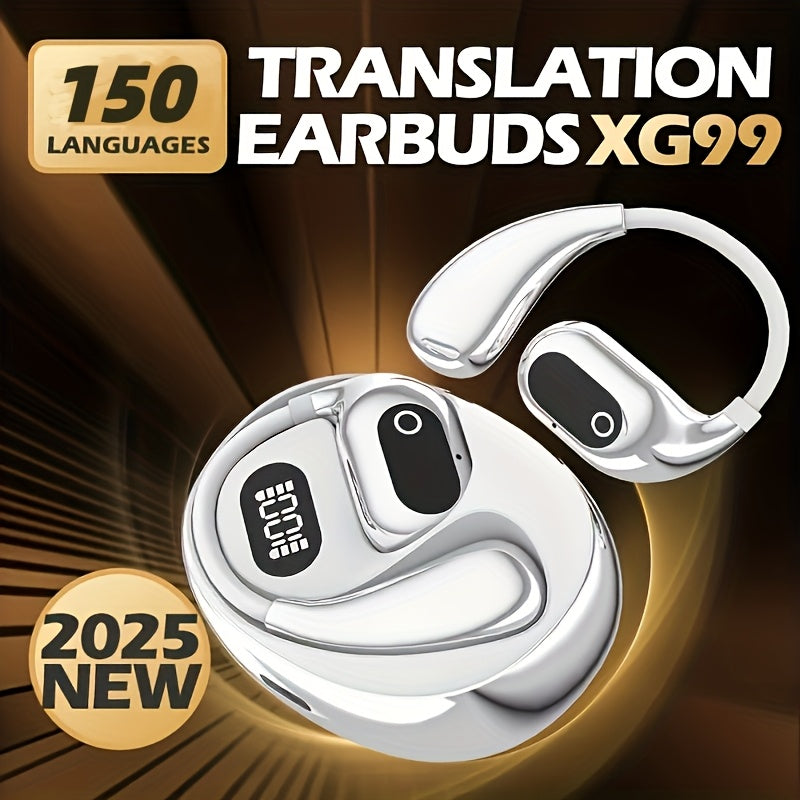 AI Translation Earbuds (144 Languages) – 0.3s Instant Voice Interpreter with Noise Reduction & 40-Hour Battery Life for Travel, Business, and International Communication