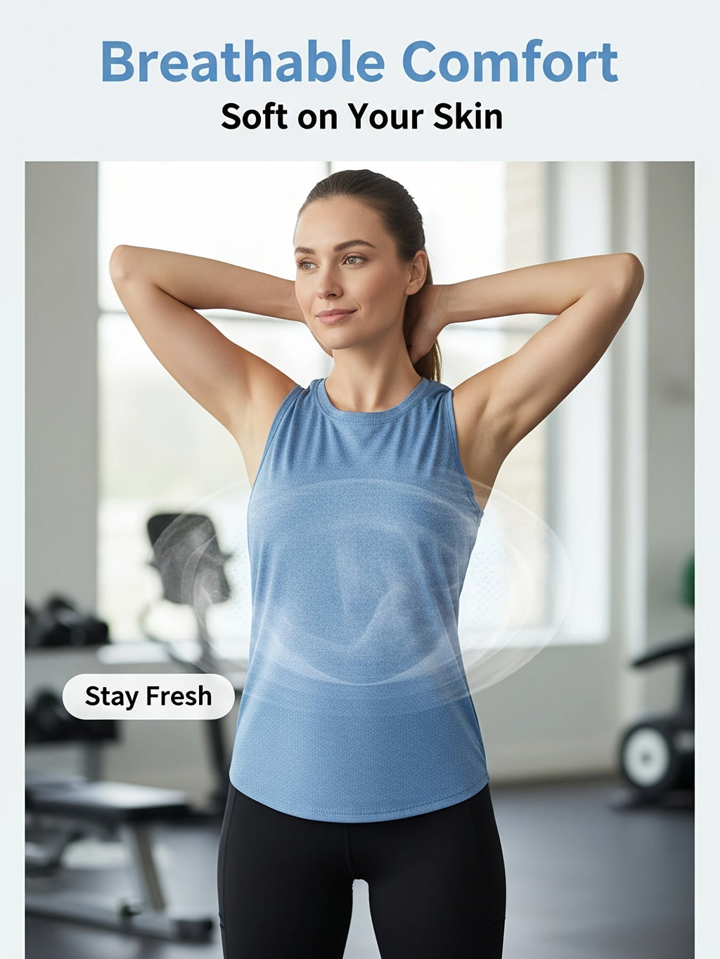 5 Pack Women's Athletic Tank Tops Quick Dry Racerback Design – Breathable Moisture-Wicking Workout Shirts for Fitness Training, Running & Gym, Sizes S-XXL, Mixed Colors