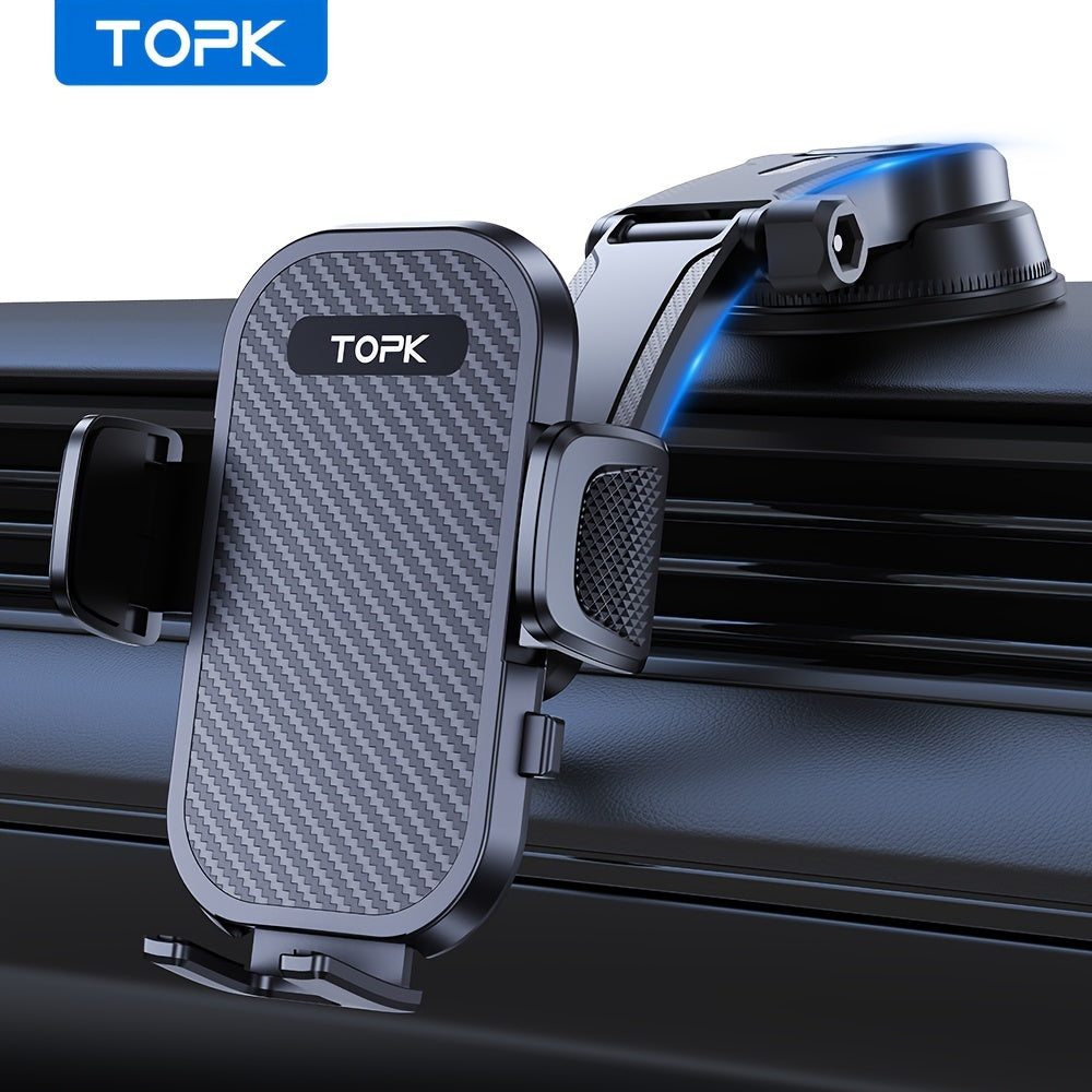 Car Phone Holder for Dashboard & Air Vent | 360° Adjustable, Strong Adhesion, High Stability – Universal Fit for All Smartphones, iPhone, Samsung, Android – Styles A, B & Vent Mount