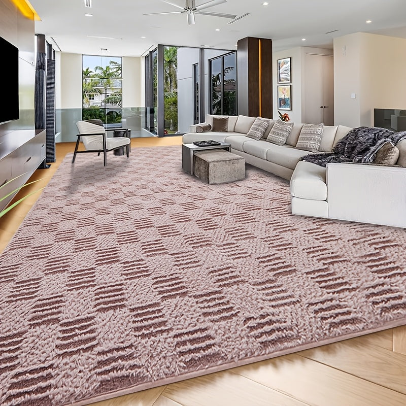 8x10 Ft Luxury Plush Area Rug – 1.7" High Pile Ultra-Soft Non-Slip Fluffy Carpet for Living Room Bedroom Dorm & Study in 10 Colors