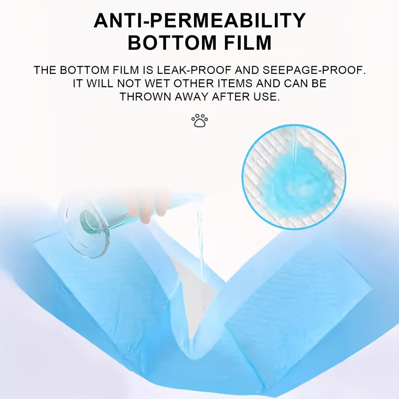XXXL Disposable Dog Pee Pads 6-Layer Super Absorbent - Waterproof Odor-Resistant Training Pads for Small, Large, and Elderly Dogs, Bulk 80 & 100 Count, Leak-Proof Puppy Potty Pads