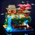 3320-Piece Micro Building Blocks Bonsai Tree Set: Chinese Architecture Peach Blossom and Cherry Blossom Collectible Model Kit for Adults and Teens, Home Decor Display Gift