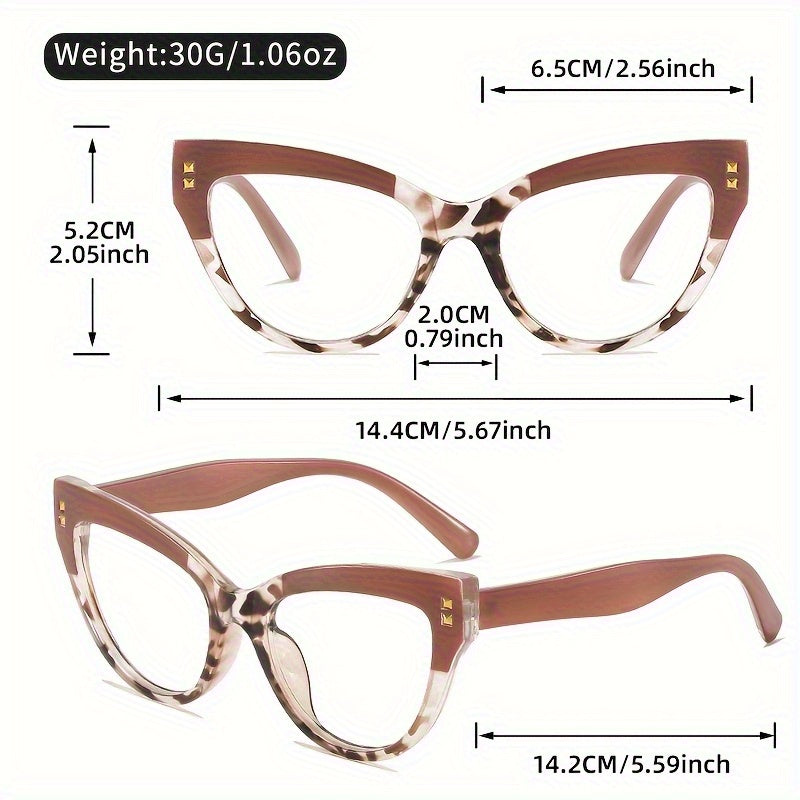 3PCS Reading Glasses for Women – Photochromic Lenses, Metal Hinges, Minimalist Color Block Design, Elegant Presbyopia Glasses +1.00 to +4.00, Fashion Gift for Ladies