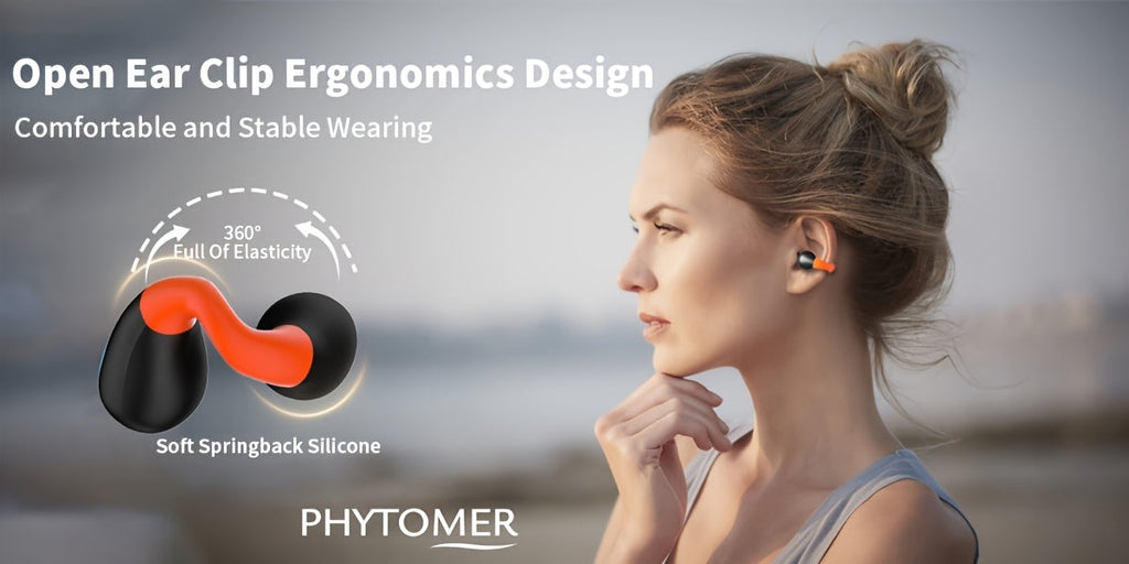 Open-Ear Wireless Earphones Bluetooth 5.4 TWS 360° Ambient Awareness ENC Clear Calls Touch Control All-Day Comfort Sport Fitness Earbuds Secure Fit Truly Open Design