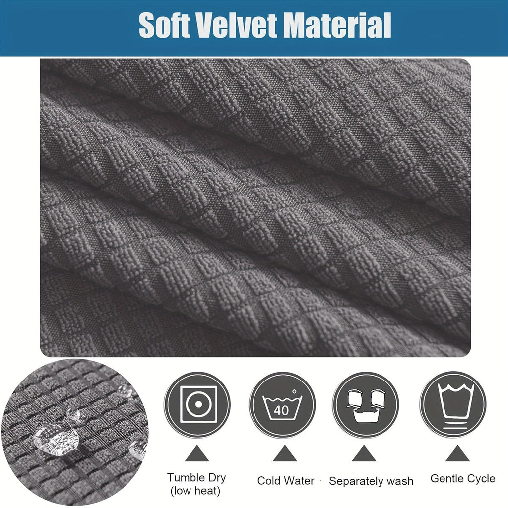 Thickened Jacquard Sofa Cover - Full Coverage Elastic Sofa Protector - Anti-Scratch & Pet-Friendly - Armchair, Loveseat, 3-Seater & 4-Seater - 13 Colors
