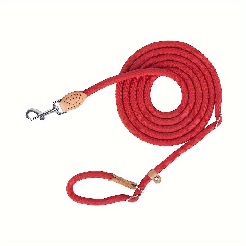Hands-Free Double Dog Leash Nylon 1 to 2 Splitter - Sturdy Dual Dog Walking Leash for Outdoor Running, Jogging & Walking, No-Tangle Coupler for Small and Medium Dogs, 6 Colors