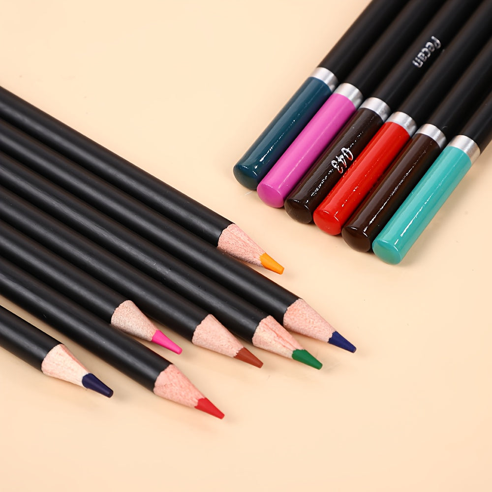 72-Color Oil-Based Colored Pencil Set for Adults, Artists, and Beginners, Vivid Pigment Art Supplies for Drawing, Sketching, Coloring, Creative Projects, Back to School