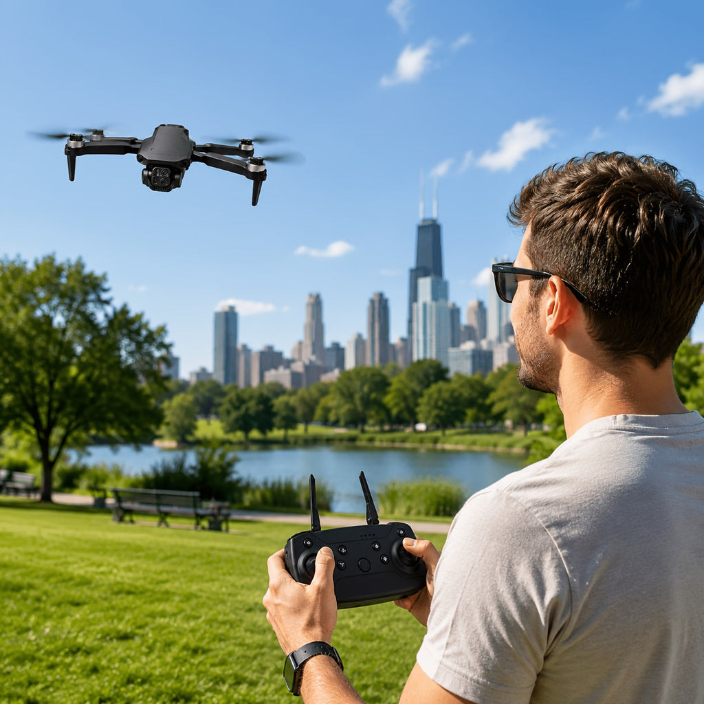 Skywing X1 4K Drone with Obstacle Avoidance, Screen Remote Control, USB Charging, Beginner-Friendly for Vlog Photography, Adults, Teens, Gift, Age 18+