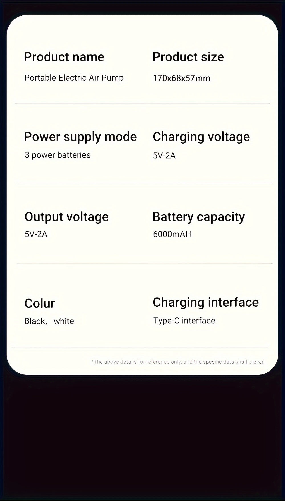 便携式充气泵 150 PSI 无线空气压缩机 – 数字压力表、自动关机、LED 灯、双动力 6000mAh 电池 + 12V 电源线、4 种预设模式（适用于汽车、摩托车、自行车、球类）