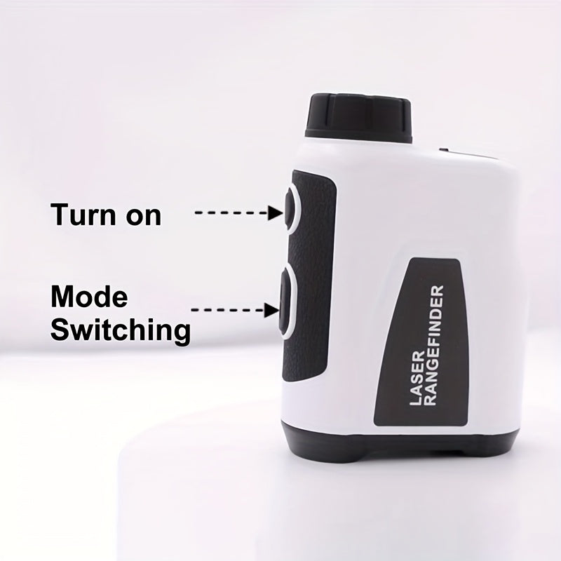 1200 Yard Laser Golf Rangefinder, 6X Magnification, Slope Switch, Pulse Vibration, Target Lock, Trajectory Compensation, Type-C Rechargeable for Golf and Hunting