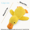 Plush Squeaky Duck Dog Toy - Durable Soft Chewable Noise-Making Stuffed Animal for Stress Relief, Anxiety & Boredom, Cute Gift for Small, Medium, and Large Dogs, S/M/L
