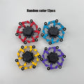 Transforming Finger Spinner Robot Toy 12-Piece Set, Random Color Deformation Fidget Spinner, Sensory Toy for Teens, Kids, Birthday, Graduation, Christmas, Halloween Party Gift