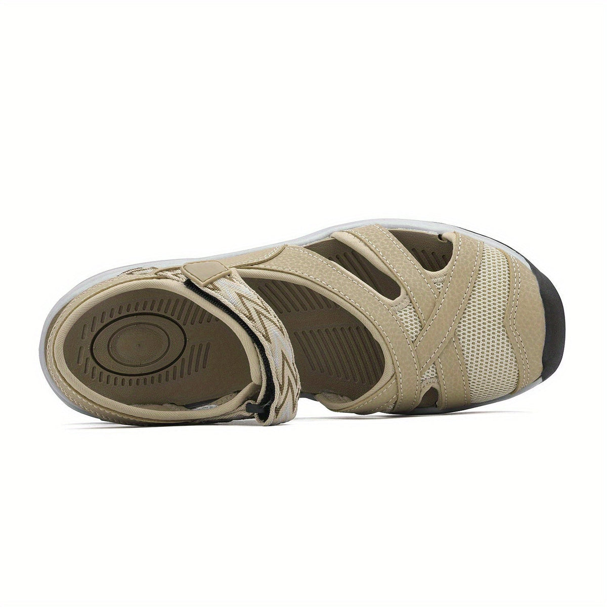 Women's Hiking Sandals Outdoor Sport Athletic – Breathable Soft Comfort Summer Walking Sandals Hook-and-Loop Closure Closed-Toe TPR Sole Gift for Mom Daughter Ladies