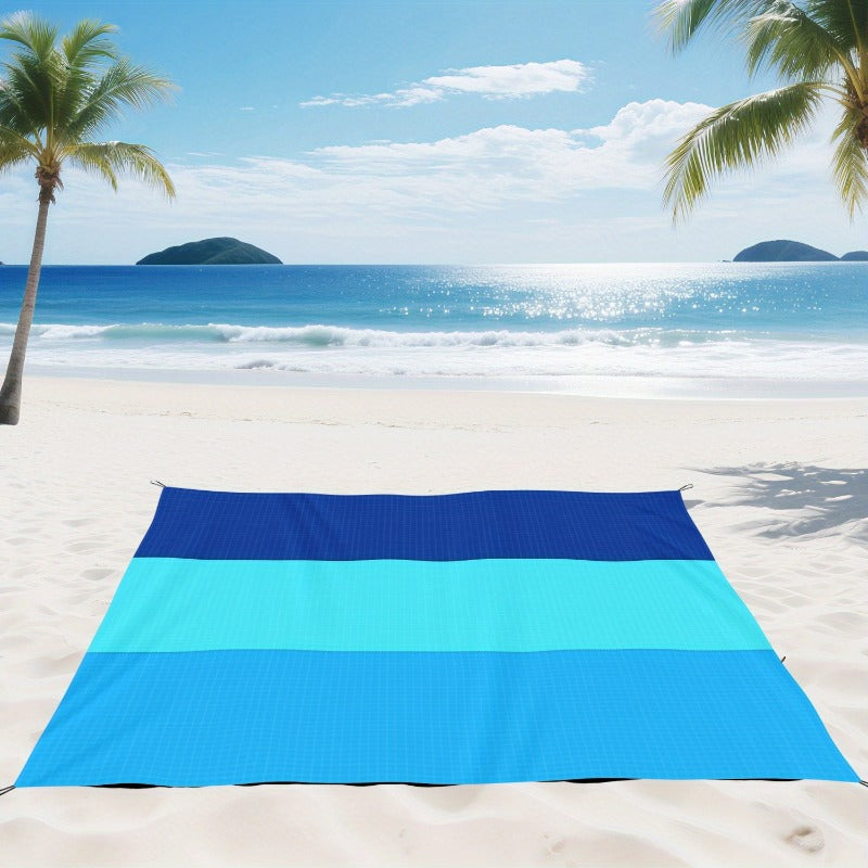 Extra Large Anti-Sand Beach Blanket for 4-7 People 82x78 Inch Waterproof Lightweight Sandproof Picnic Mat for Beach, Camping, Hiking, Travel, and Outdoors