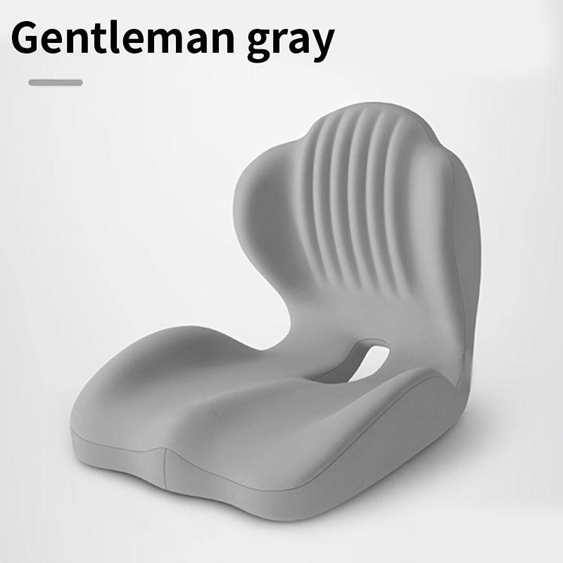 Ergonomic Memory Foam Seat Cushion with Back Support & Breathable Hollow Design – Comfortable Coccyx Cushion for Office Chair, Car Seat, and Long-Term Sitting, Unisex