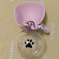 Foldable Pet Water & Food Container - Collapsible Portable Travel Storage for Dogs & Cats, Lightweight Compact Design for Outdoor Hiking, Camping & Car Trips, Pink or Blue