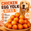 High Protein Dog Treats Combo Pack – Duck Jerky & Egg Yolk Roll & Chicken & Yolk Thin Slices, Healthy Chewy Training Reward Treats for Dogs, Easy to Digest, Natural Ingredients