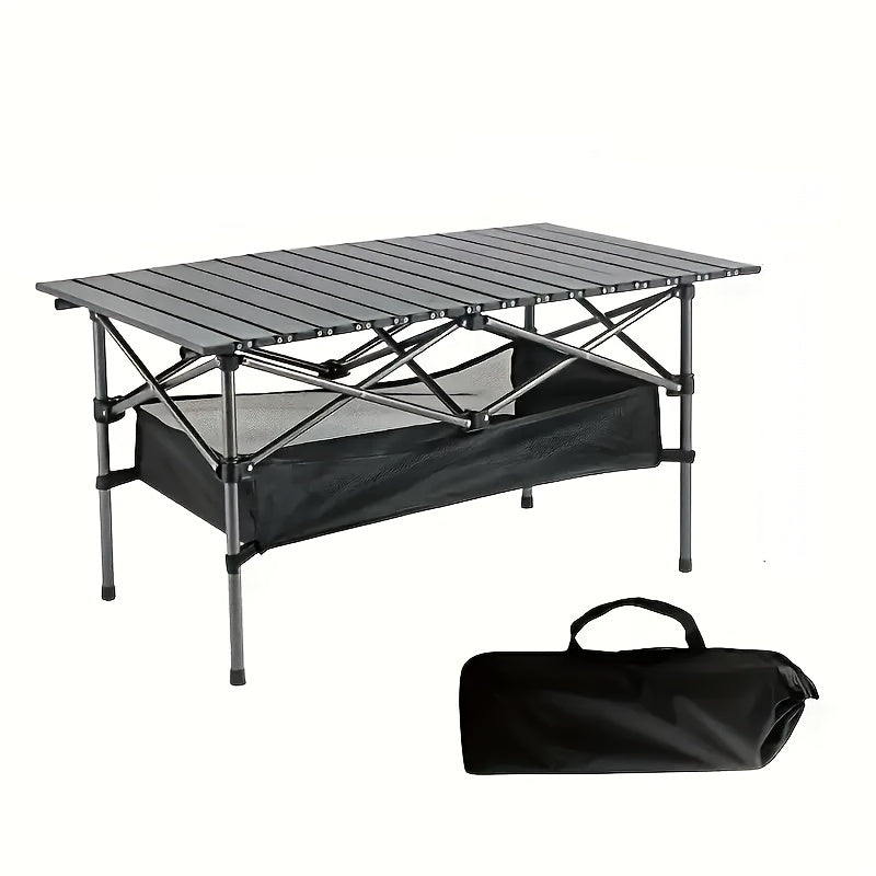 Folding Camping Table with Carry Bag – Lightweight Portable Outdoor Table, 3 Sizes for Camping, Beach, Picnic, BBQ, Backyard, Boat & Travel, Easy Setup & Storage