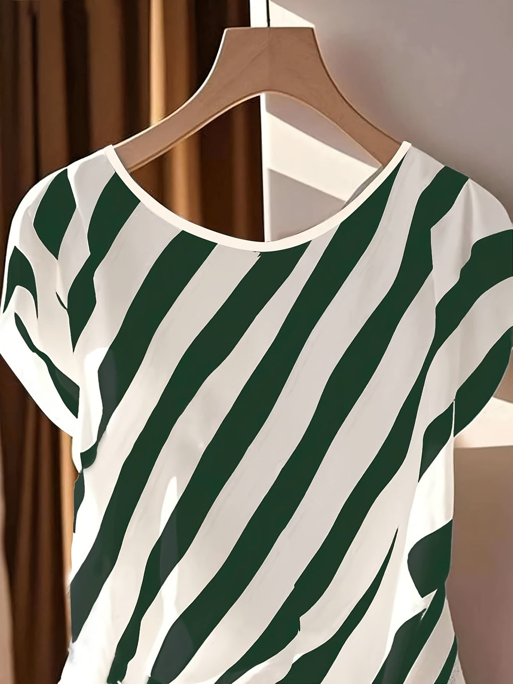 Women's Sleeveless French-Style Striped Blouse with Bow Detail - Semi-Sheer Round Neck Shirt for Spring, Summer, and Fall, Casual to Dressy | Elegant French-Inspired Machine-Washable Ladies' Top