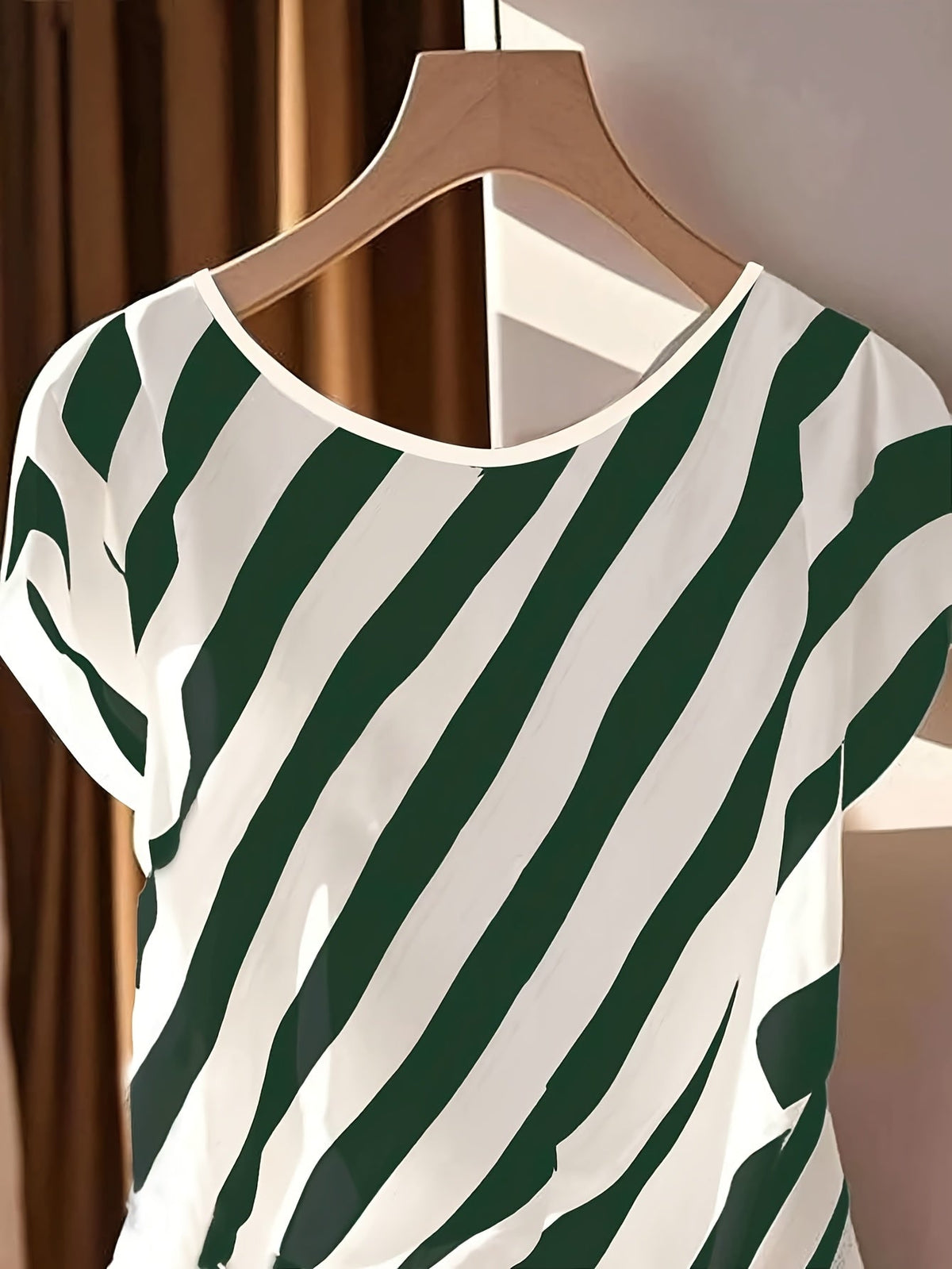 Women's Sleeveless French-Style Striped Blouse with Bow Detail - Semi-Sheer Round Neck Shirt for Spring, Summer, and Fall, Casual to Dressy | Elegant French-Inspired Machine-Washable Ladies' Top