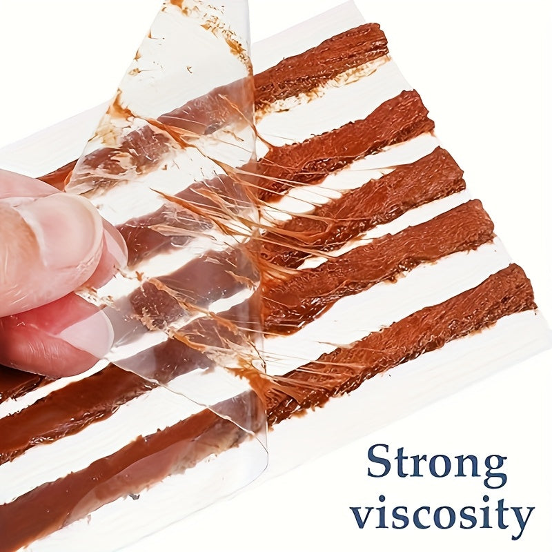 42件套轮胎维修工具包 | 汽车应急补胎套装，含全尺寸补胎片，轻松实现穿刺与漏气轮胎的自助维修 —— 适用于各类车型的车载应急套件