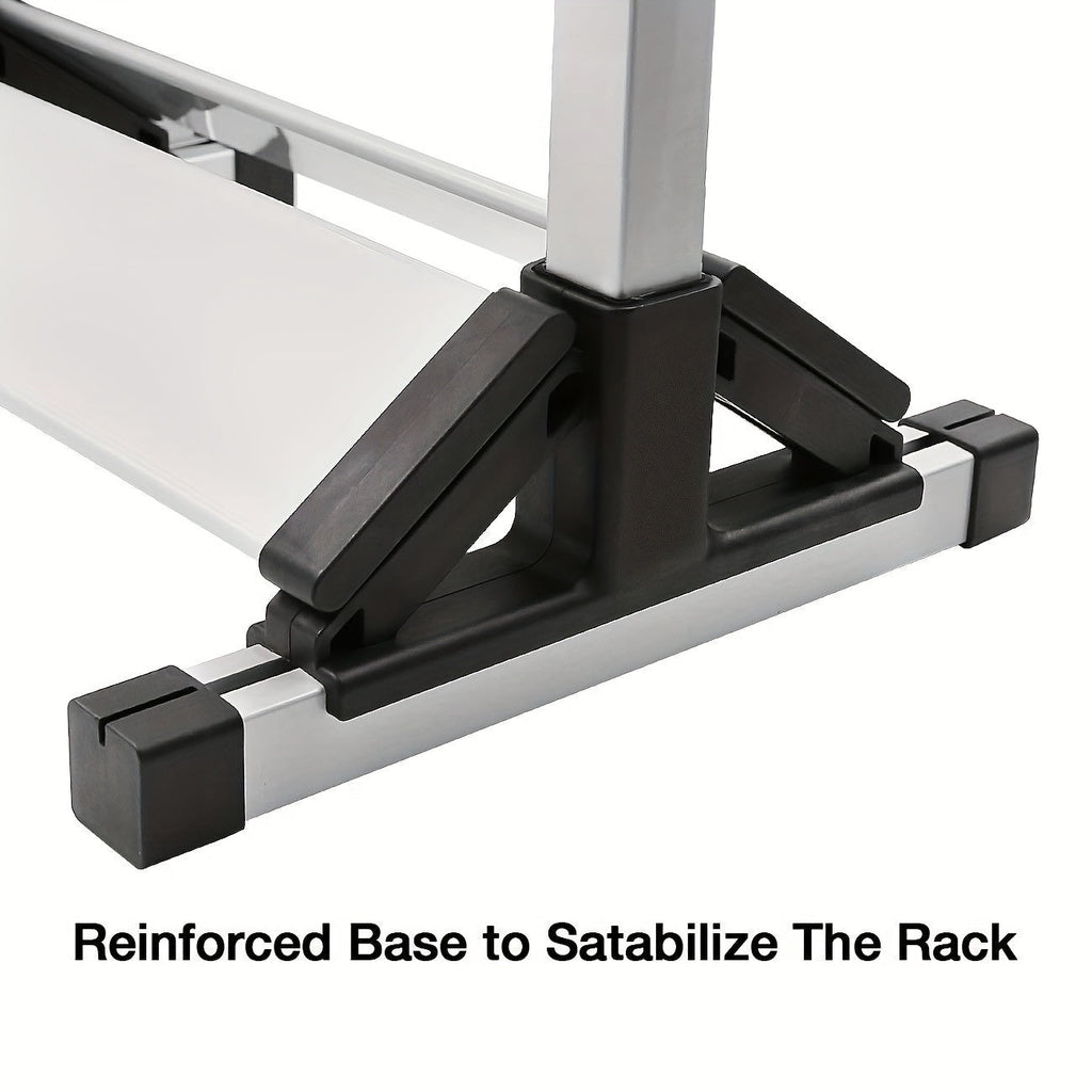 Portable Fishing Rod Holder Rack for 24 Rods, Aluminum Alloy, Rust-Resistant with Cushioned Grips - Lightweight Organizer for Garage, Cabin, Bedroom & Fishing Storage