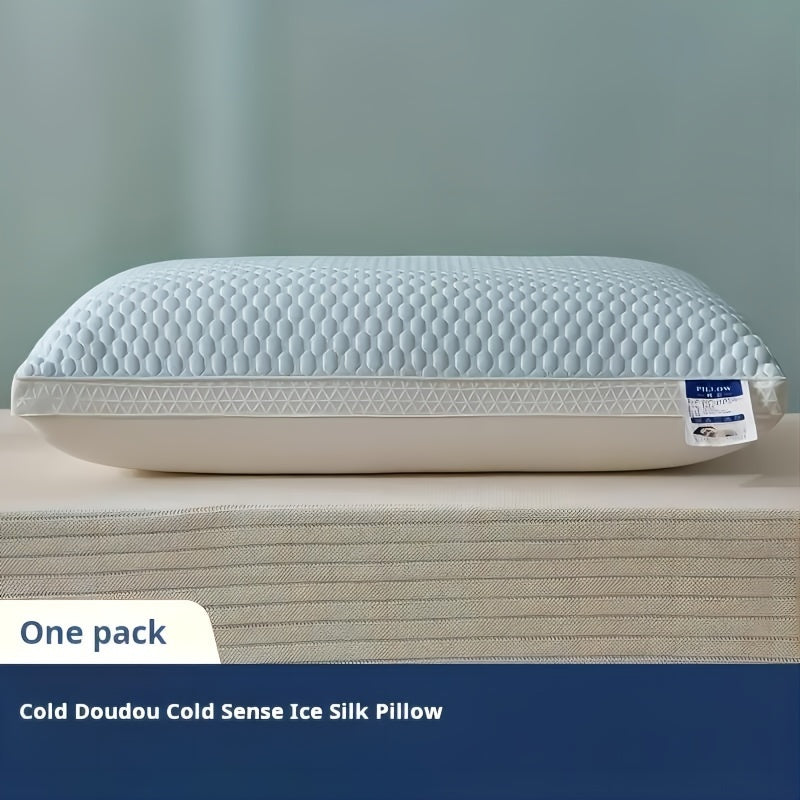 Cooling Bed Pillows Set of 2 | Soft Hotel-Grade Sleep Pillow | Neck Support for Side, Back, and Stomach Sleepers | Cozy Breathable Pillow for Home, Bedroom, and Dorm | Blue, Pink, Gray, Indigo
