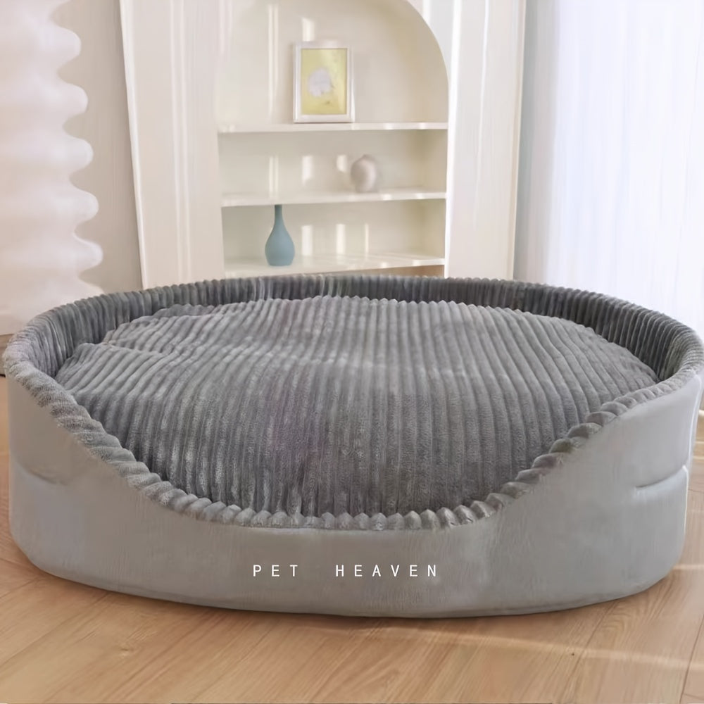 Large Dog Bed Thickened Washable - Bite-Resistant Machine-Washable Pet Bed for Large Dogs, All-Season Universal Design, Available in Sizes M to XXL, Durable Orthopedic Dog Mat